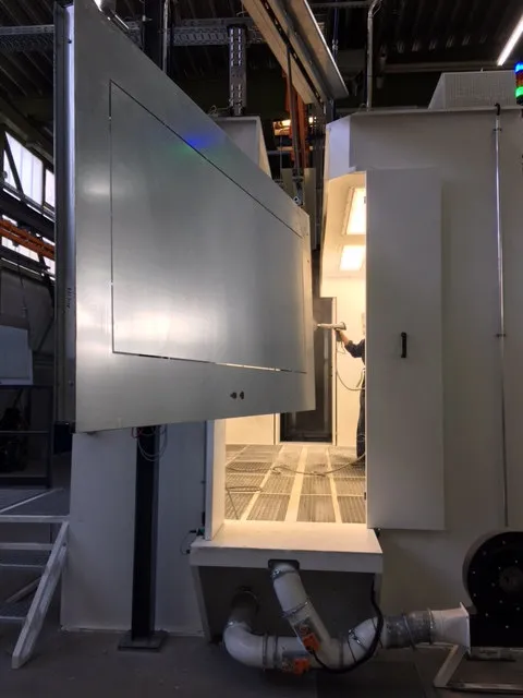 Riexinger工場(ドイツ)の新パウダー塗装ライン