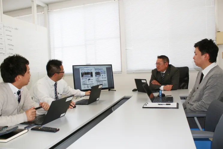 モバイルPCを活用した社内会議