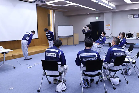 施工技術者向けマナーレベルアップ研修