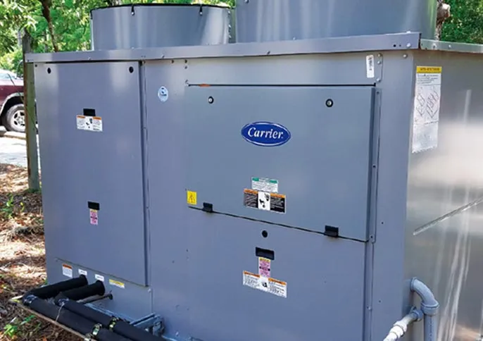Air-conditioning system at Pensacola plant