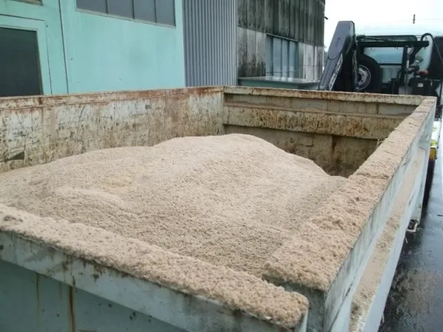 Saw dust at Venix Co., Ltd.