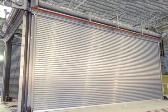 Earthquake Countermeasures for Heavy-duty Shutters (Sanwa Shutter Corporation)