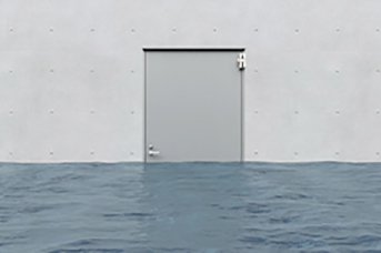 Water Guard Single-tight Door (Sanwa Shutter Corporation)